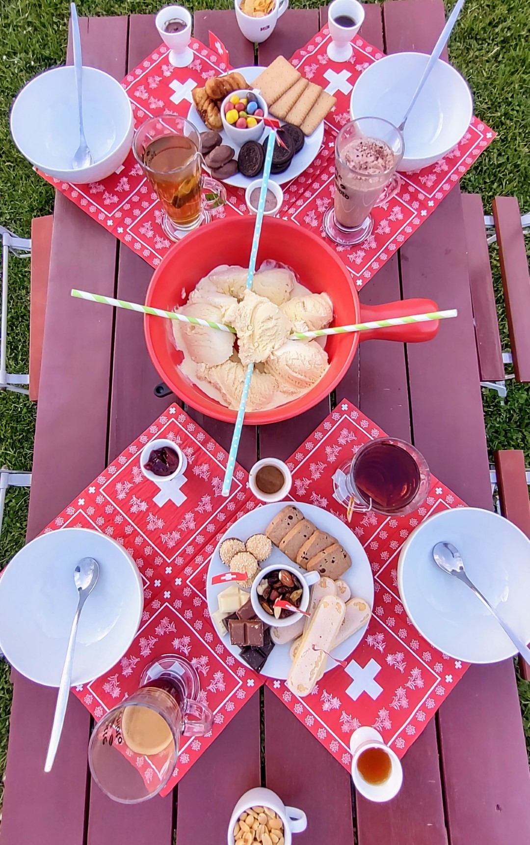 Traditional Swiss Cheese Fondue Villa Interlaken Fondue Villa & Garden