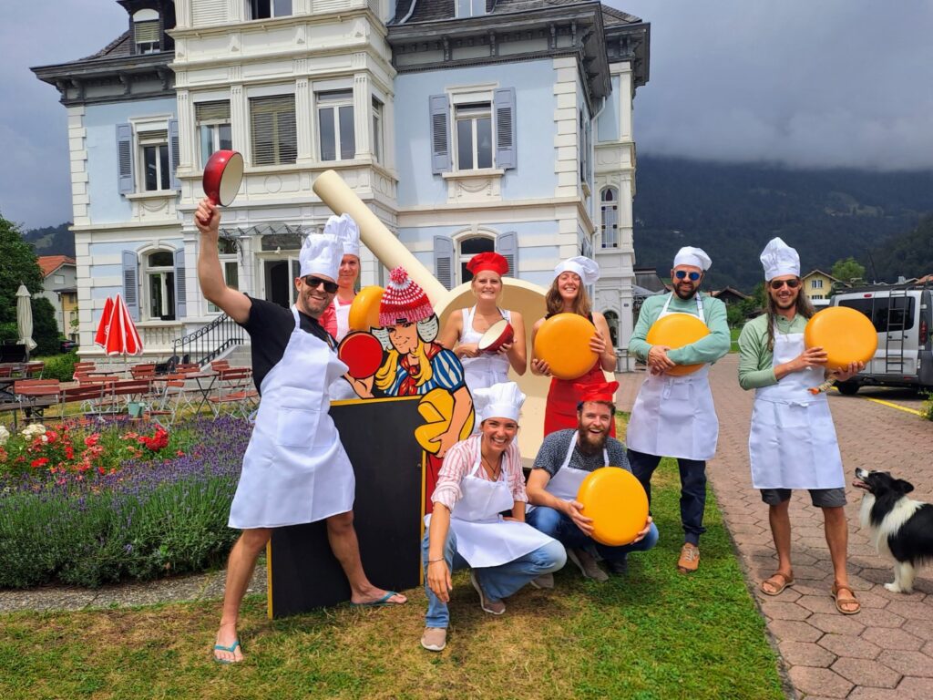 Giant Fondue Pot & Colossal Caquelon A Swiss Delight in Interlaken